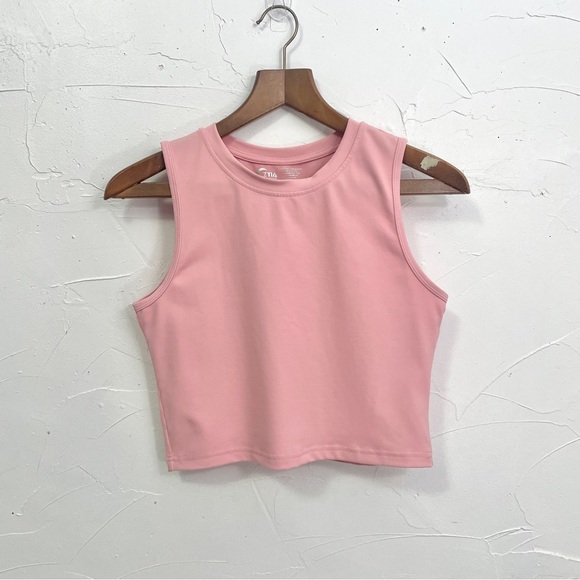 ZYIA Muted Pink Hi-Neck Stronger Tank - Picture 10 of 10